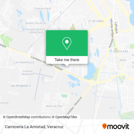 Carnicería La Amistad map