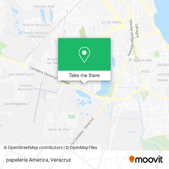 papelería América map