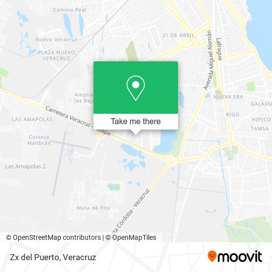 Mapa de Zx del Puerto