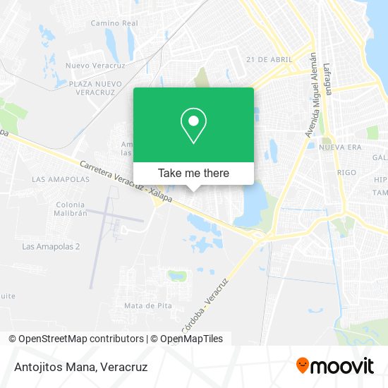 Mapa de Antojitos Mana