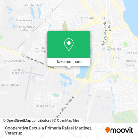 Cooperativa Escuela Primaria Rafael Martínez map