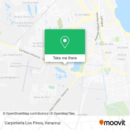 Carpintería Los Pinos map