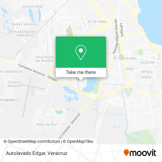 Autolavado Edgar map