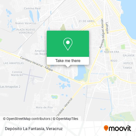 Depósito La Fantasía map