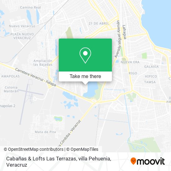Cabañas & Lofts Las Terrazas, villa Pehuenia map