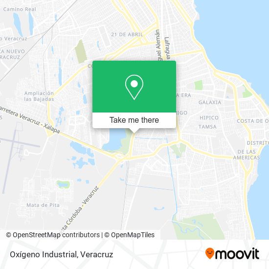 Mapa de Oxígeno Industrial