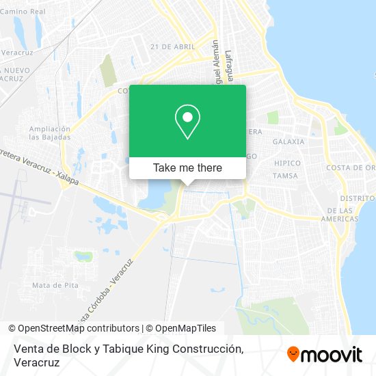 Venta de Block y Tabique King Construcción map