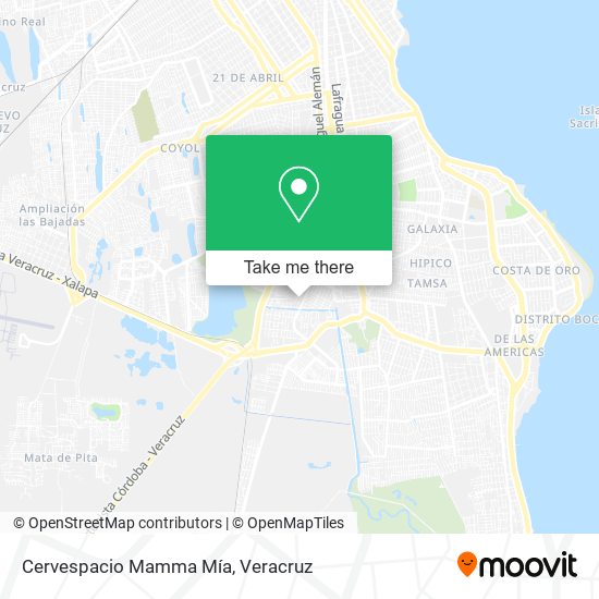 Cervespacio Mamma Mía map
