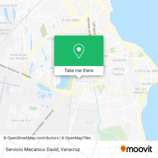 Servicio Mecánico David map
