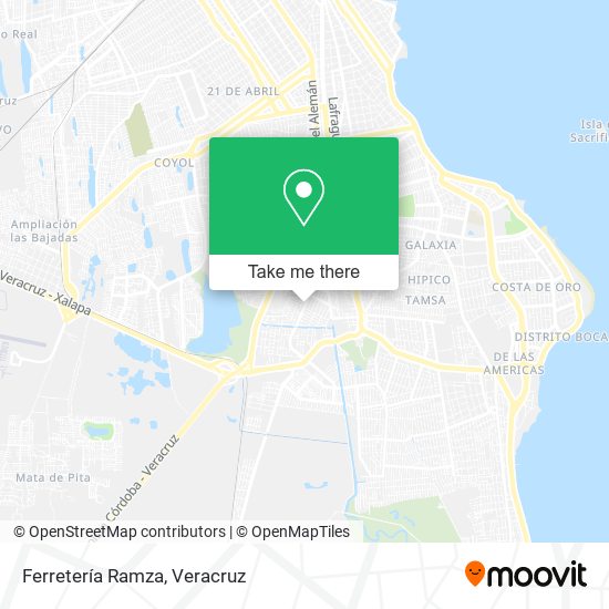 Mapa de Ferretería Ramza