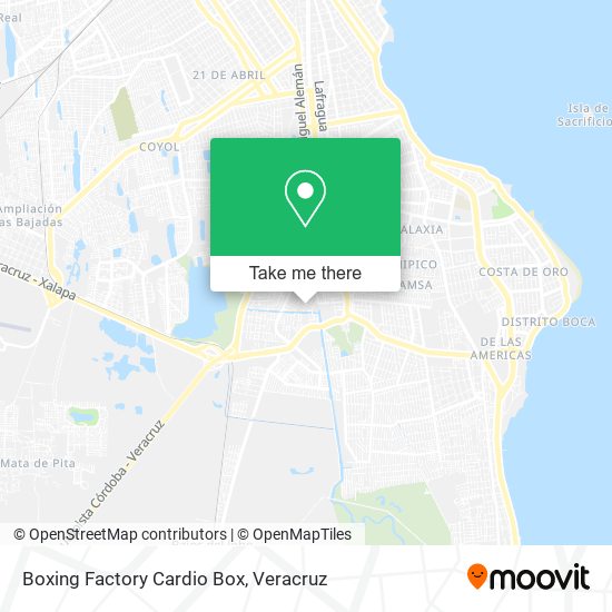 Boxing Factory Cardio Box map