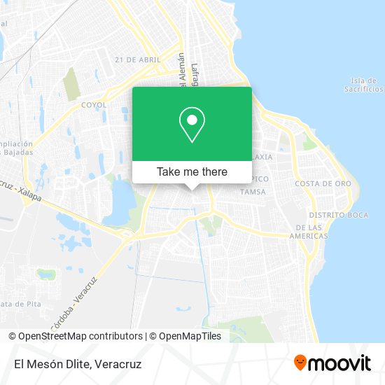 Mapa de El Mesón Dlite