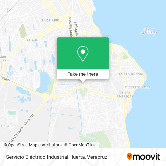 Servicio Eléctrico Industrial Huerta map