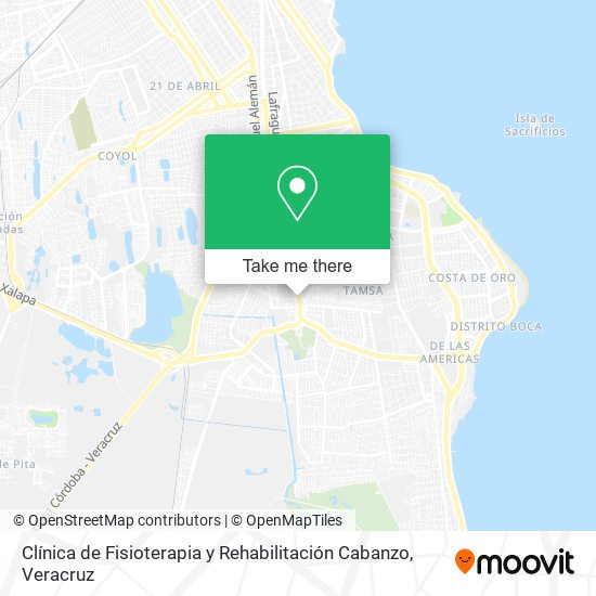 Clínica de Fisioterapia y Rehabilitación Cabanzo map