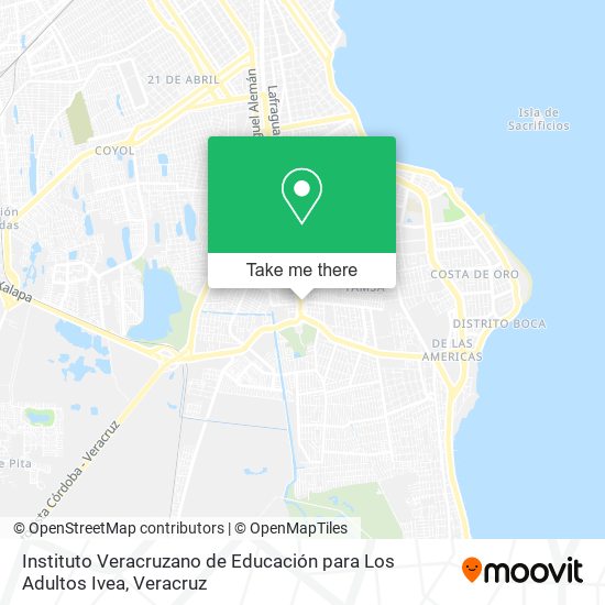 Instituto Veracruzano de Educación para Los Adultos Ivea map