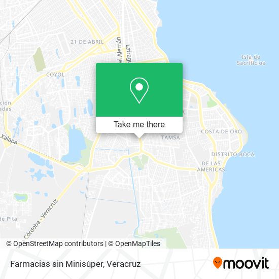 Farmacias sin Minisúper map