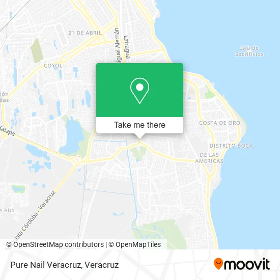 Pure Nail Veracruz map