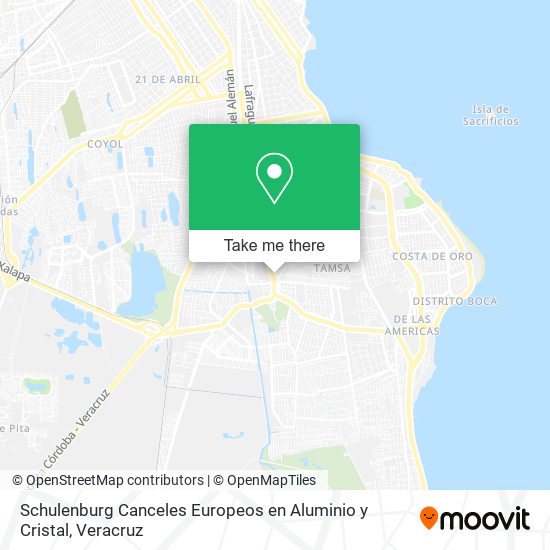 Mapa de Schulenburg Canceles Europeos en Aluminio y Cristal