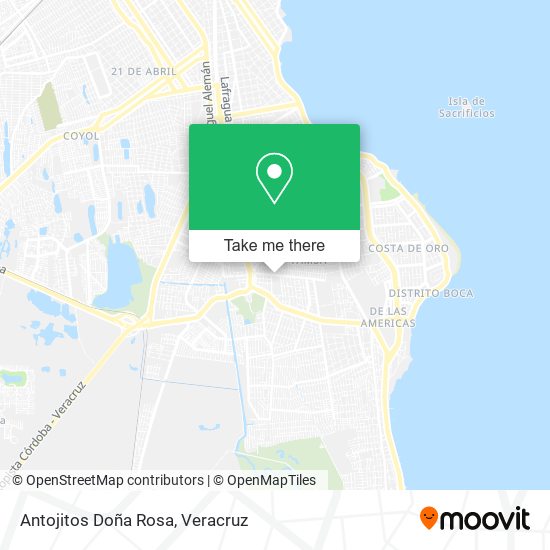 Antojitos Doña Rosa map