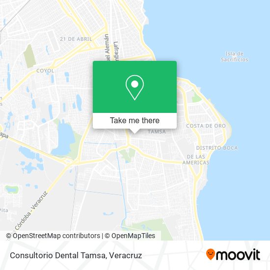 Mapa de Consultorio Dental Tamsa