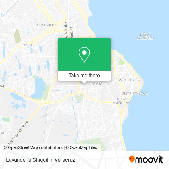 Lavandería Chiquilin map