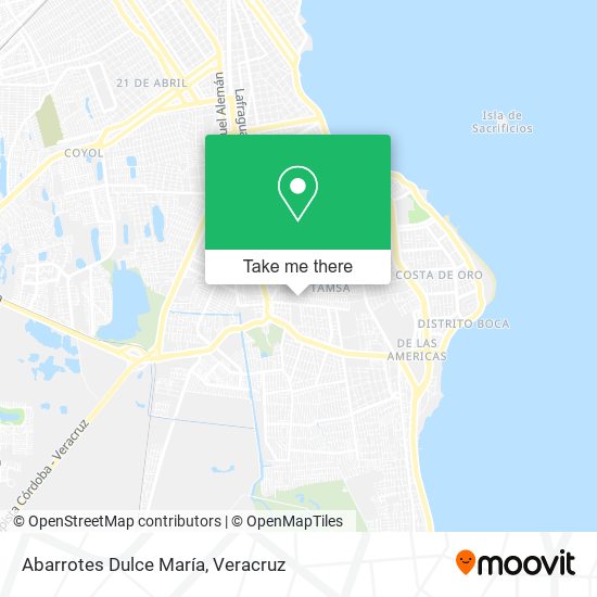 Abarrotes Dulce María map