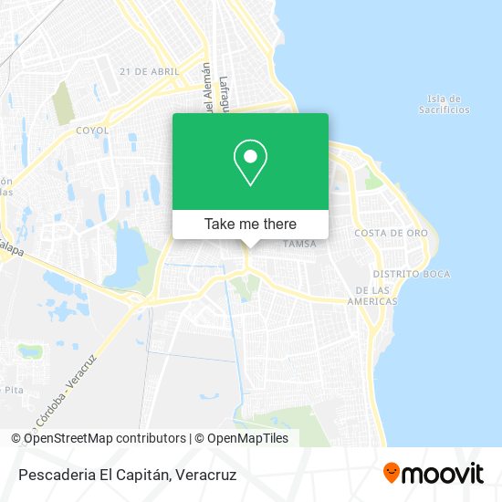 Pescaderia El Capitán map