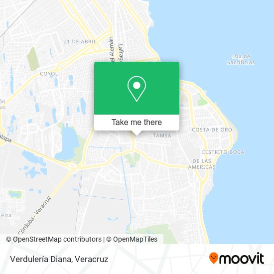 Verdulería Diana map