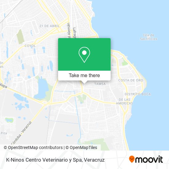 Mapa de K-Ninos Centro Veterinario y Spa