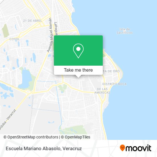 Escuela Mariano Abasolo map