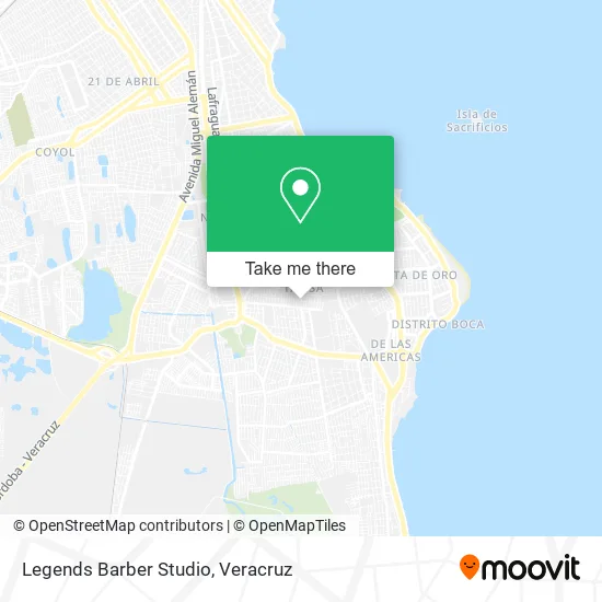 Legends Barber Studio map