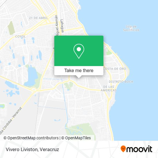 Mapa de Vivero Liviston