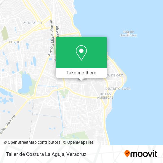 Taller de Costura La Aguja map