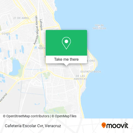 Cafetería Escolar Cvr map