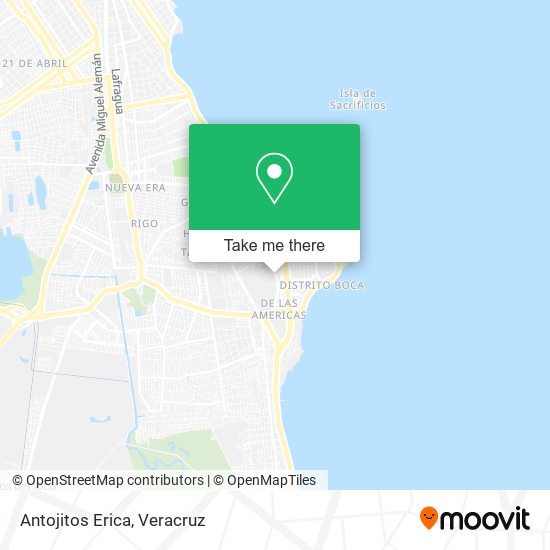 Mapa de Antojitos Erica