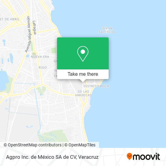Mapa de Agpro Inc. de México SA de CV
