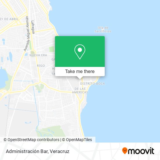 Administración Bar map