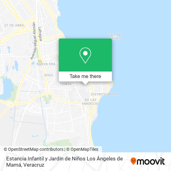 Estancia Infantil y Jardín de Niños Los Ángeles de Mamá map