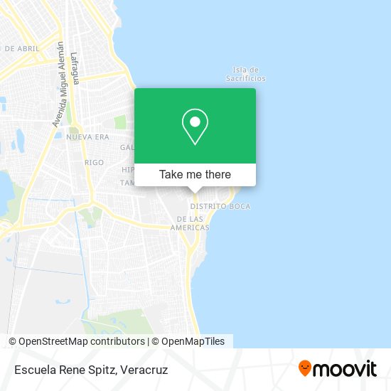 Mapa de Escuela Rene Spitz