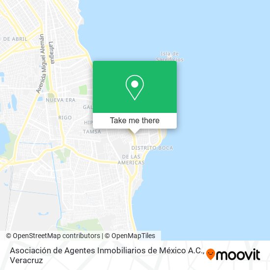 Asociación de Agentes Inmobiliarios de México A.C. map