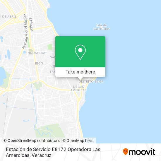 Estación de Servicio E8172 Operadora Las Amercicas map