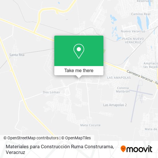 Materiales para Construcción Ruma Construrama map