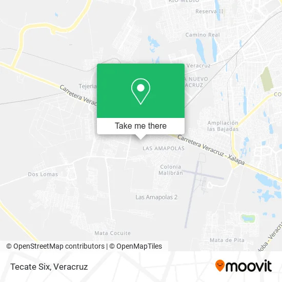 Tecate Six map
