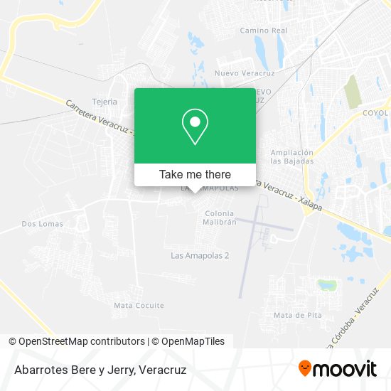 Abarrotes Bere y Jerry map