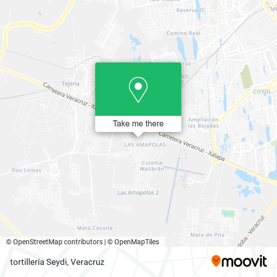 Mapa de tortillería Seydi