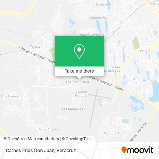 Mapa de Carnes Frías Don Juan