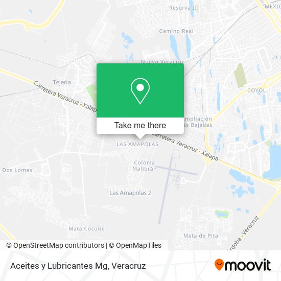 Aceites y Lubricantes Mg map