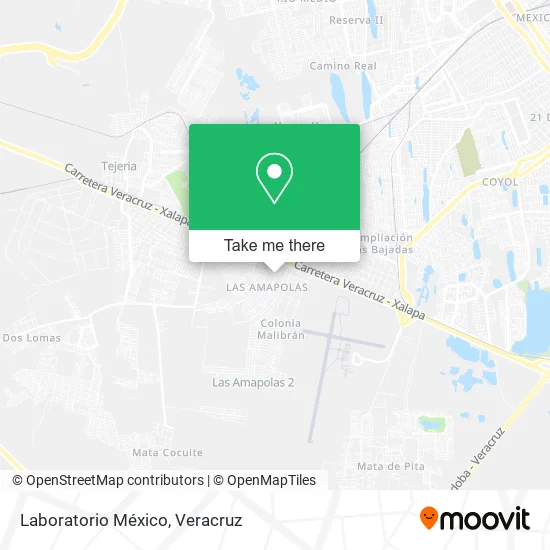 Laboratorio México map
