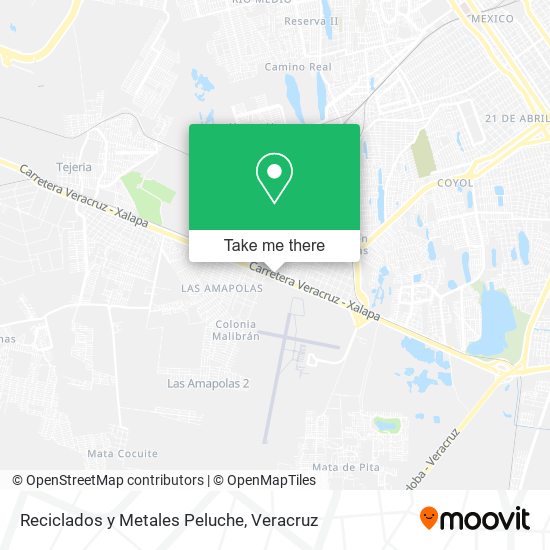 Reciclados y Metales Peluche map