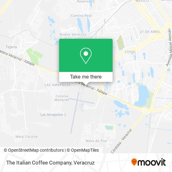 The Italian Coffee Company map